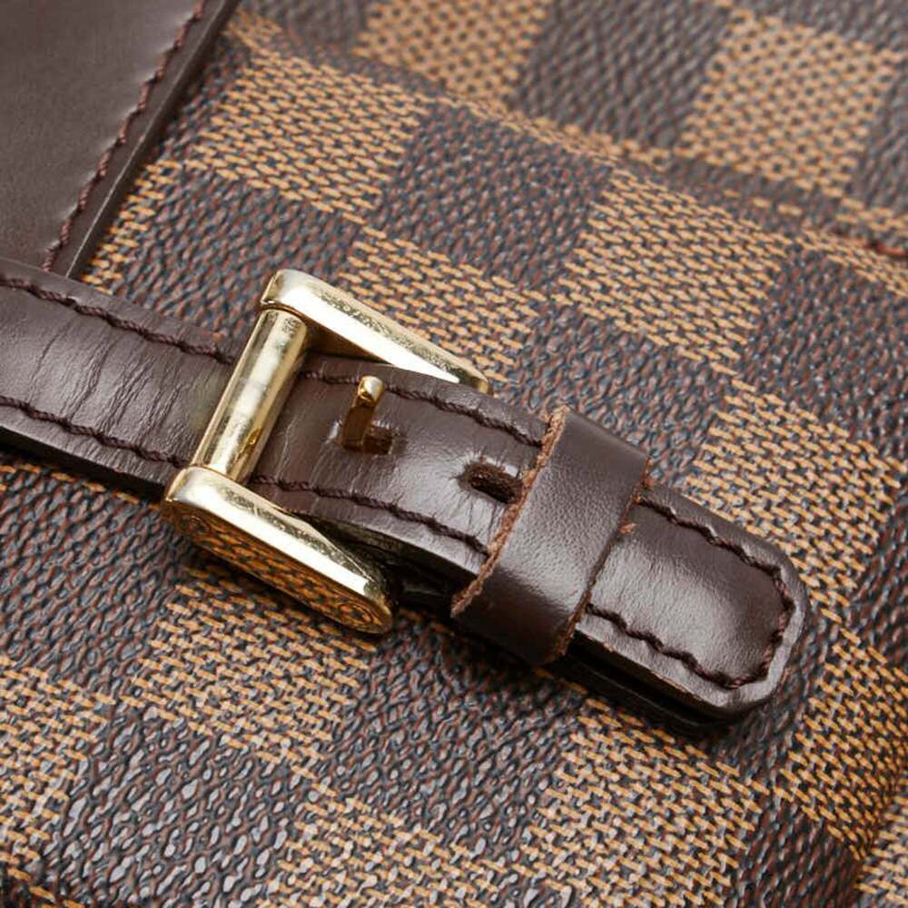 LOUIS VUITTON Brown Damier Leather Shoulder Bag - Picture 6 of 16